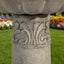 3 Tier Outdoor Garden Fountain With LED Lights - Gray