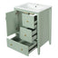Retro Bathroom Vanity With Sink, Soft Closing Cabinet & Drawers