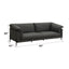 Tadi - Top Grain Leather Sofa - Black