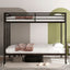 Adam - Twin Over Twin Bunk Bed - Black