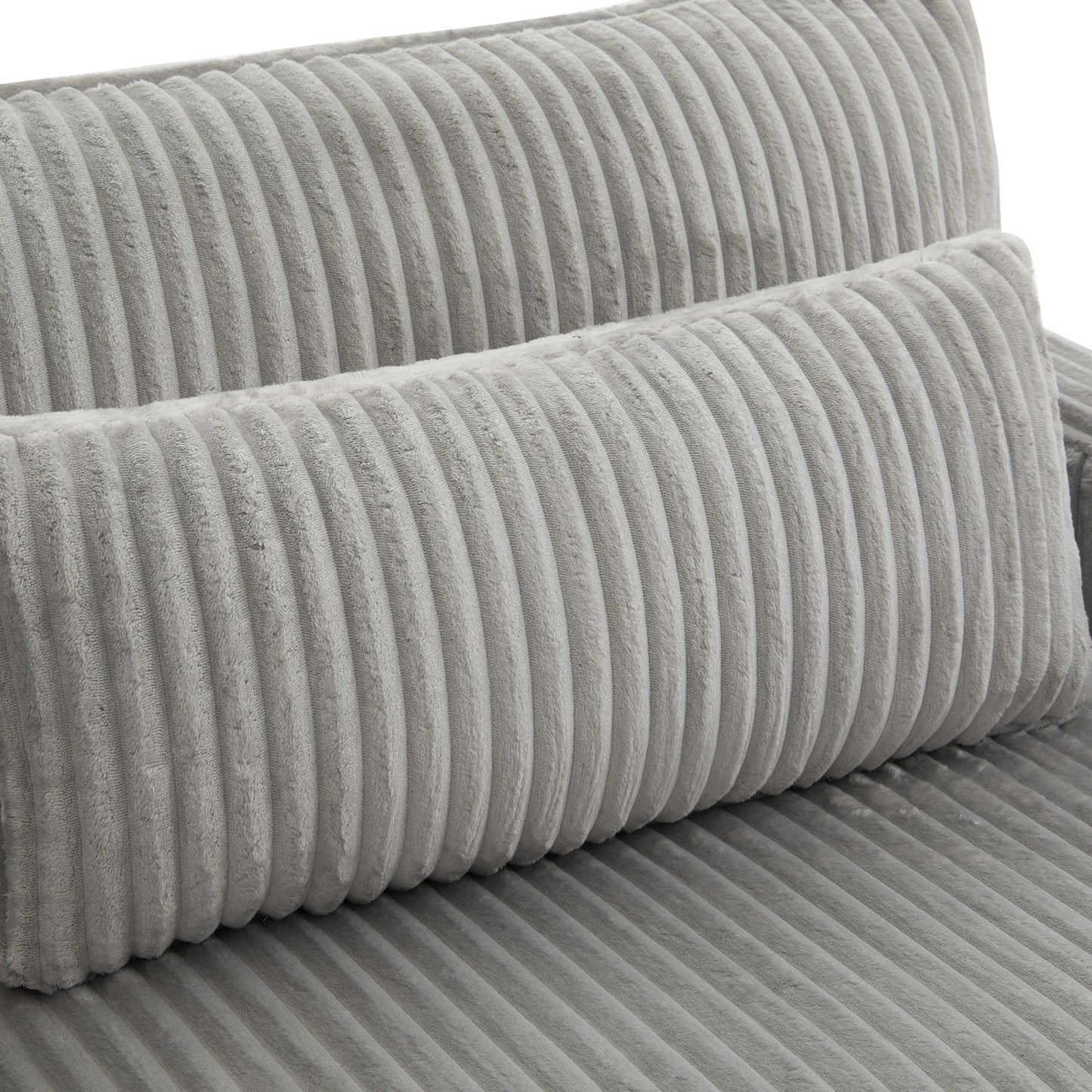 Modern Loveseat Sofa With 4 Pillows