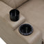Lugo - Power Motion Recliner With Cup Holder - Camel