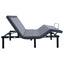 California King Adjustable Bed Base With Ergonomic Support And Wireless Remote Control - Black