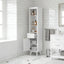 Tall Bathroom Storage Cabinet With Adjustable Shelves And 1 Drawer & Door