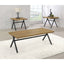 3 Piece Occasional Set, Coffee Table And 2 End Tables - Brown