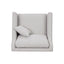 Chair With High Track Arms - Beige
