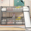 Low Bunk Bed With Slide, Fence And Ladder