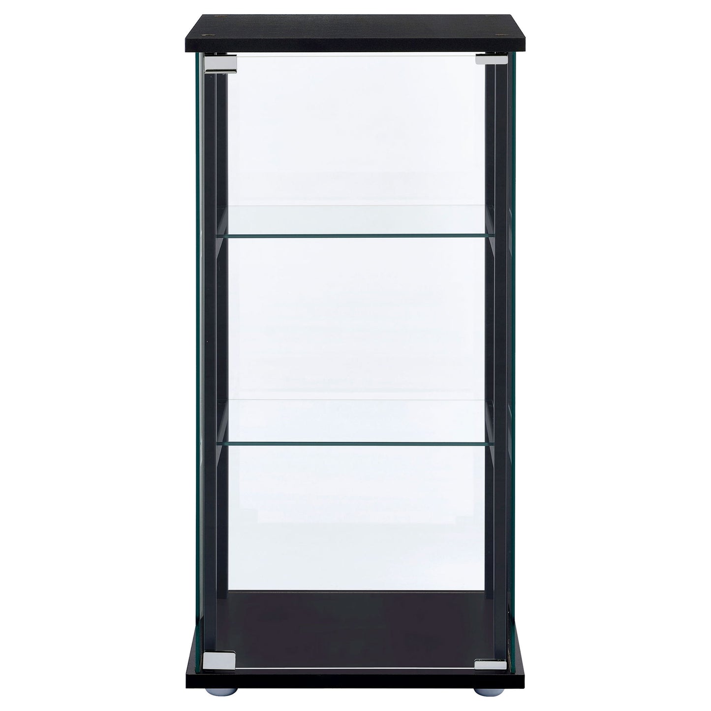 Callie - 3 Shelf Curio Cabinet - Black