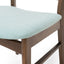 Mid Century Dining Chairs With Cushioned Seats And Wood Frame (Set of 2)