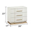 Lexington - 3 Drawer Nightstand - Beige