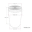 Troy - Metal Accent Table - Antique Silver
