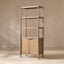 Nolan - Bookcase With Lower Cabinet - Natural