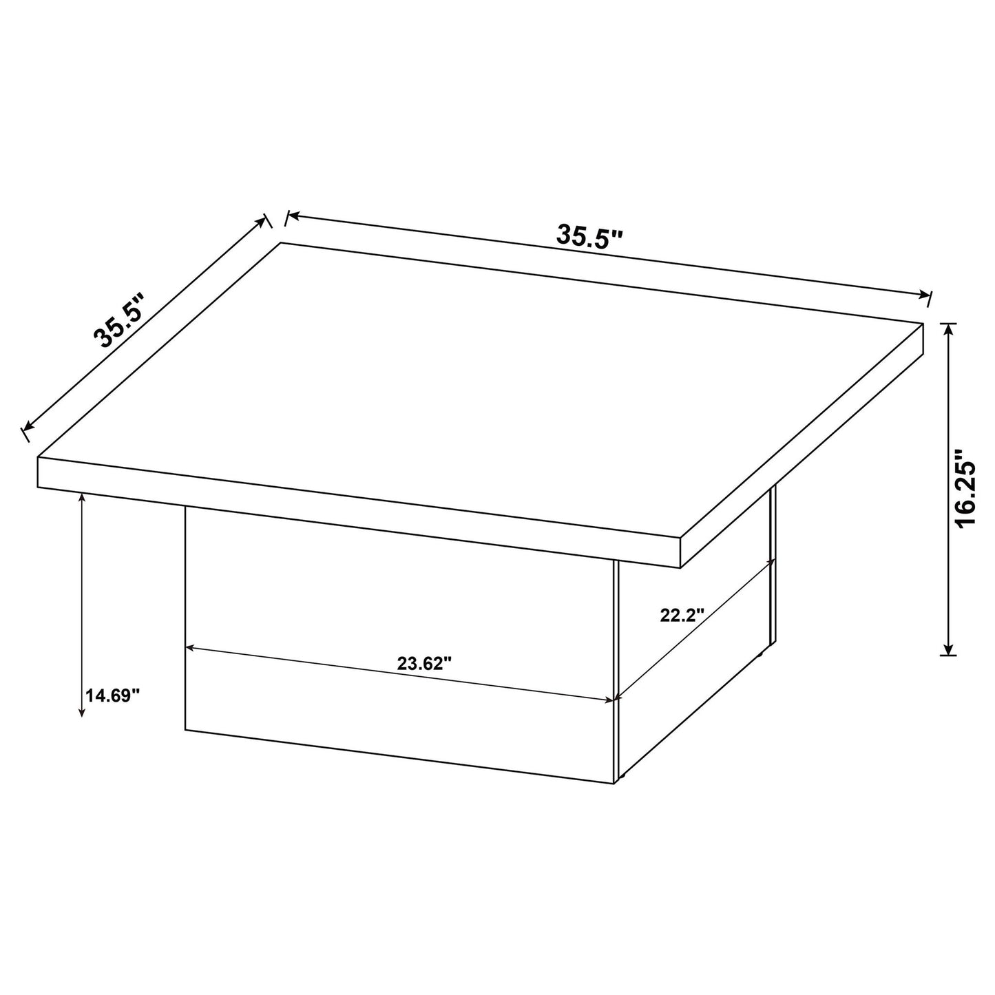 Exeter - Square Table Set