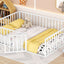 Metal Floor Bed Frame With Fence And Door