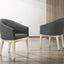 Neroli - Barrel Accent Chair (Set of 2) - Gray
