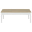 Quintara - 3 Piece Coffee Table Set - Natural / White
