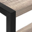 Accent Side Table, Narrow, Small, 2 Tier, Contemporary And Modern