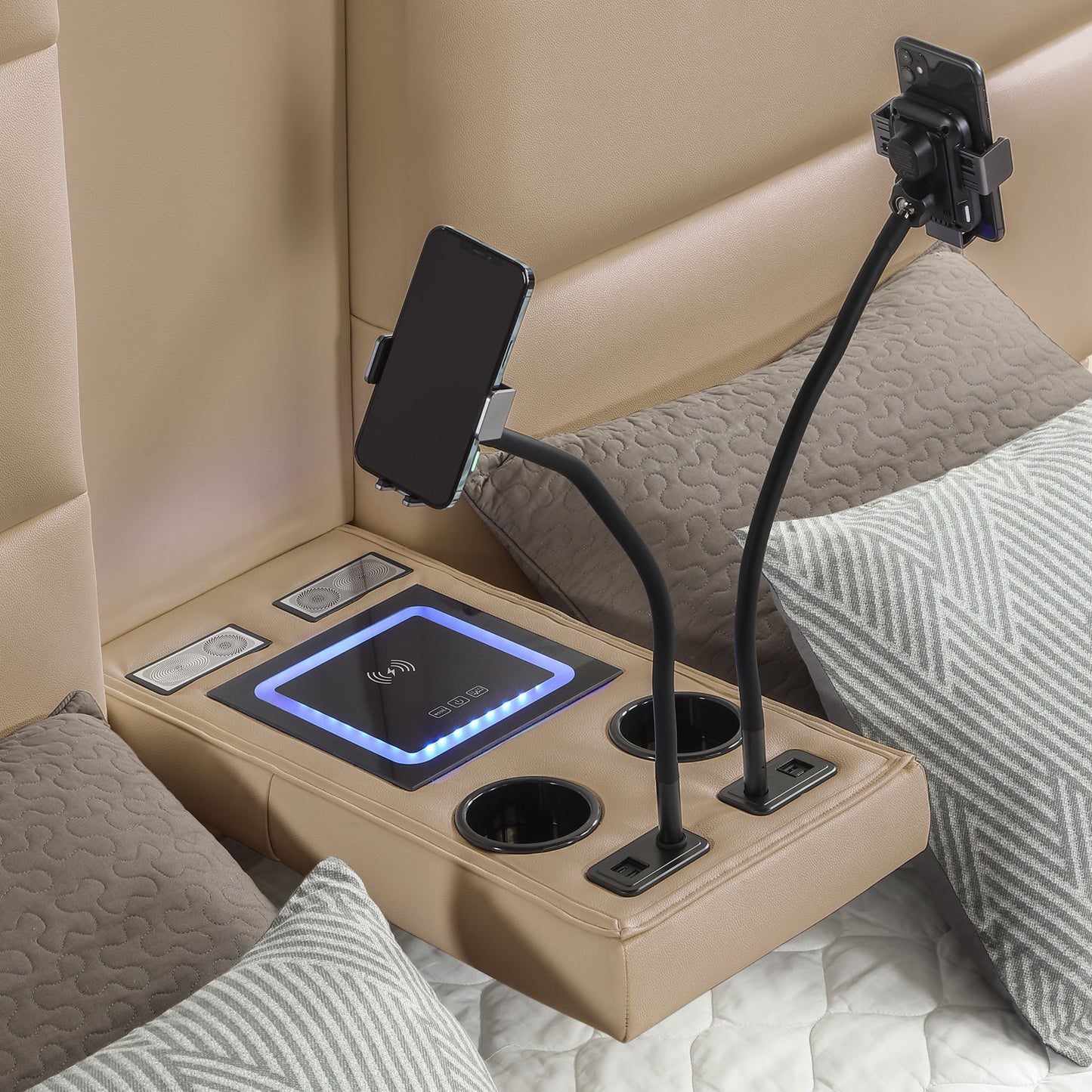 Futura - Upholstered Bed With Tall Headboard