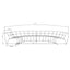 Sycamore - 8 Piece Upholstered Sectional Sofa With Curved Design - Ivory