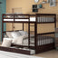 Bunk Bed With Ladders And 2 Storage Drawers