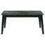 Bellingham - Dining Table With Self Storing Extension Leaf - Black Marble-Look Sintered Stone