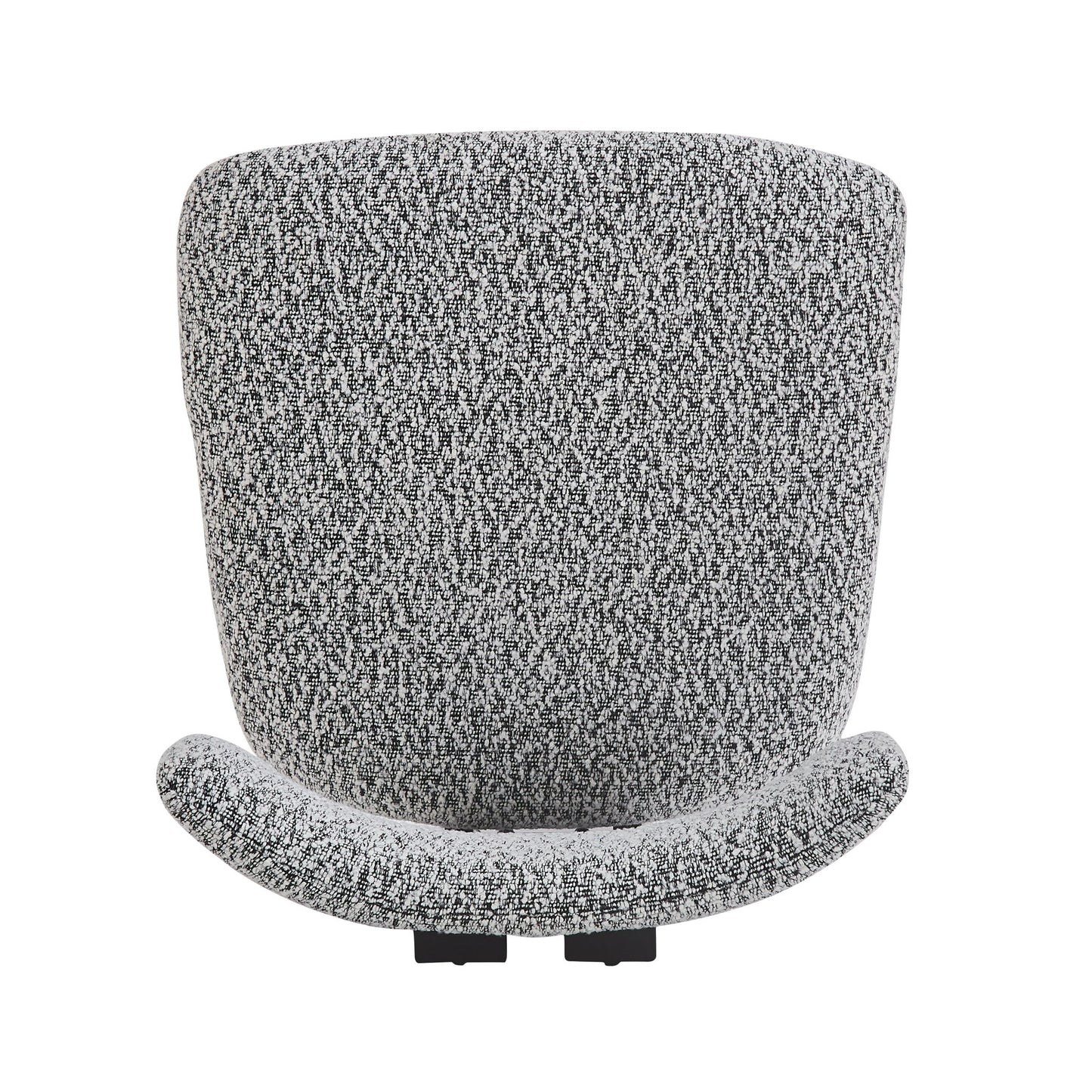 Modern Upholstered Armless Dining Chairs With Metal Legs