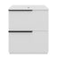 Fluted Bathroom Vanity With Ceramic Sink, Freestanding Cabinet