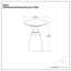 Leyla - Side Table - Antique Brass
