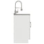 Hennessy - Deluxe Laundry Cabinet With Faucet And Stainless Steel Sink