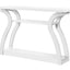 Accent Console Table For Entryway, Unique Curved Design