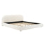 Upholstered Simple Modern Bedroom Bed With Curved Headboard