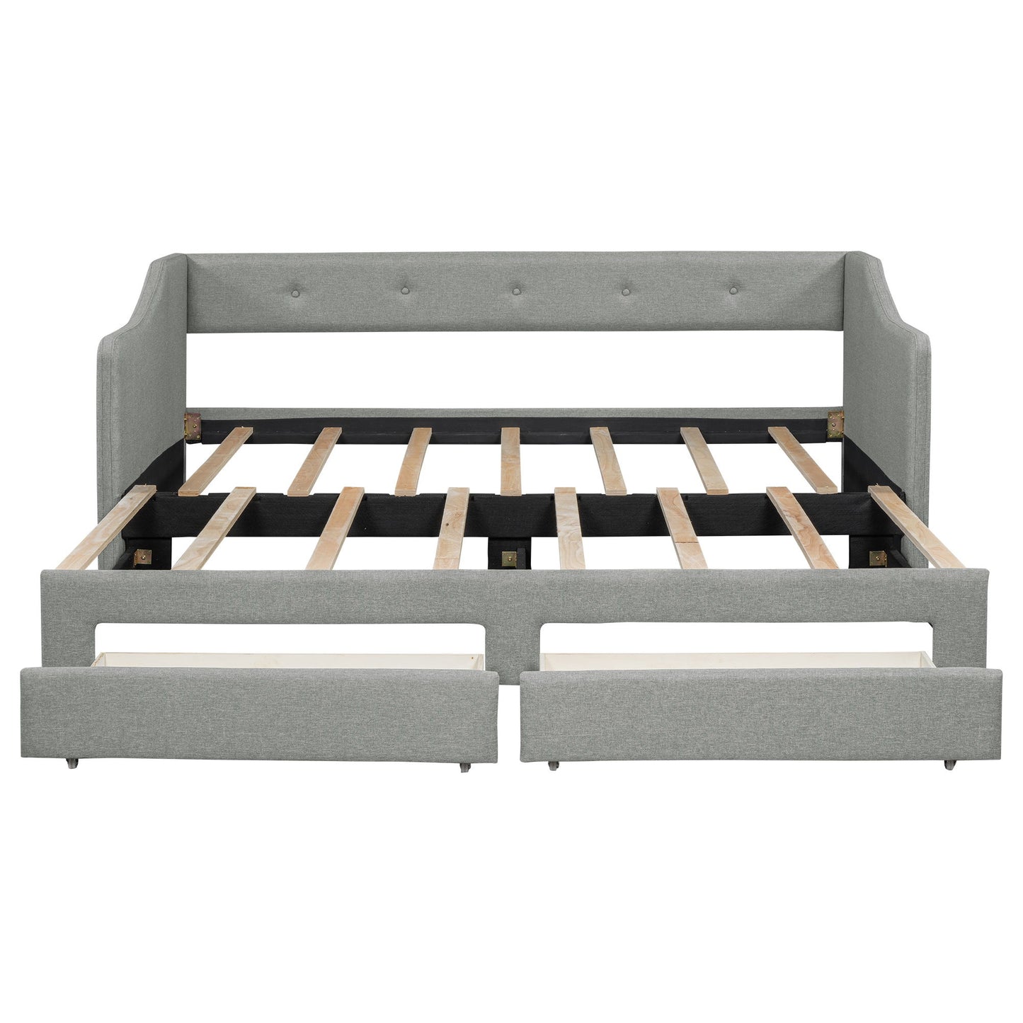 Upholstered Daybed With 2 Drawers