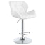 Kerwin - Upholstered Adjustable Bar Stool (Set of 2) - White