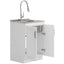 Darwin - Deluxe Laundry Cabinet With Pull-Out Faucet And Stainless Steel Sink