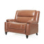Tufted Design Wide Manual Recliner Chair
