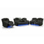 Benz - LED & Power Recliner With Adjustable Headrests And Ambient LED Lighting
