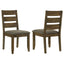 Ladderback Dining Chair (Set of 2) - Brown