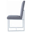 Upholstered Dining Chair Set With Base (Set of 2) - Gray