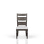 Upholstered Seat Ladderback Side Chair (Set of 2) - Coffee