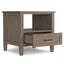 Ela - End Table - Brown