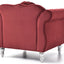 Chic Transitional Flared Arm Chair