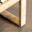 Sled - Leg Accent Bench With Abstract Upholstery - White