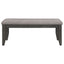 Erskin - Upholstered Dining Bench With Button Tufted Cushion - Dark Gray