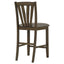 Maxine - Upholstered Counter Height Dining Side Chair (Set of 2) - Brown