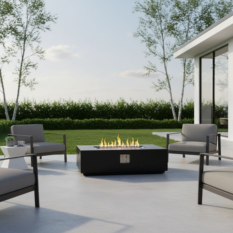 Mesa fogatero de propano/gas natural, 50,000 BTU - Carbón