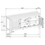 Sutter - 2 Door TV Stand With Mission Design - Dark Brown