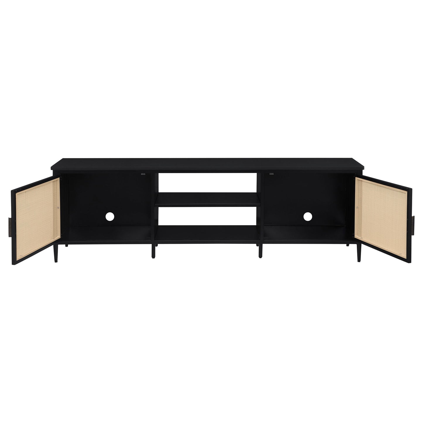 Kenneth - 2 Door TV Stand Doors - Black