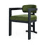 Stylish Indoor Upholstered Wood Dining Chair (Set of 2)
