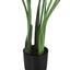 44" Tall, Artificial Plant, Bird Of Paradise Tree, Indoor, Faux, Fake, Floor, Greenery, Potted, Decorative - Green / Black