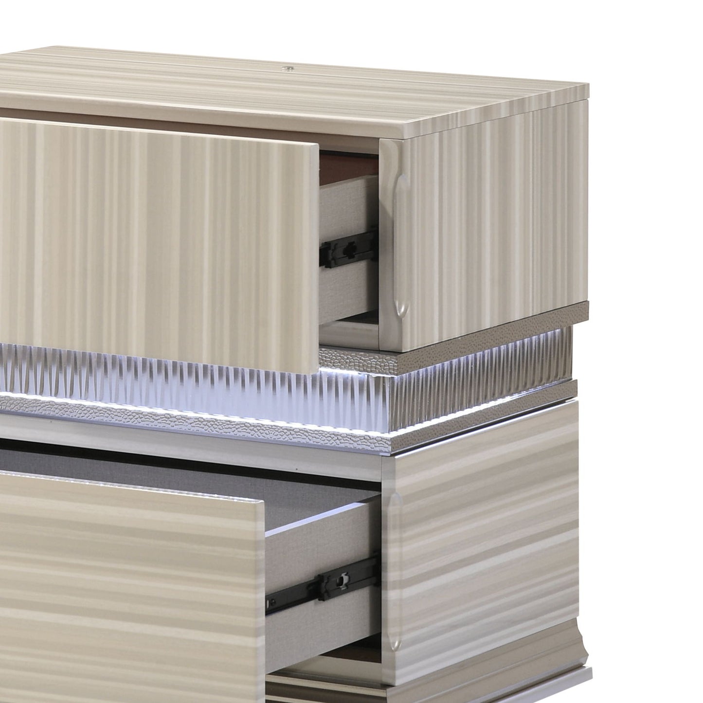 Leonor - 2 Drawer Nightstand - Gray